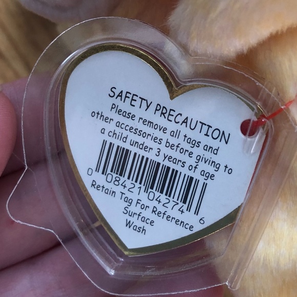 Ty Beanie Baby - Grace - Praying Rabbit - 2000 - Picture 4 of 6